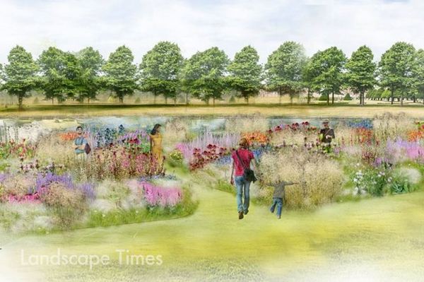 세계적인 조경디자이너 피에트 우돌프가 2018 햄트 코트 팰리스 플라워 쇼에 정원을 조성한다. (사진출처 RHS)