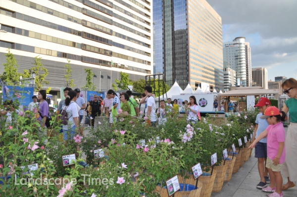 ‘제28회 나라꽃 무궁화 전국축제’가 서울 광화문 광장에서 오는 15일까지 개최된다.