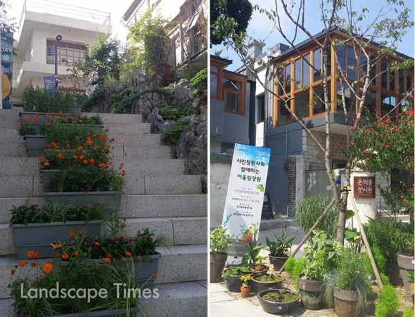 서울시민정원사들이 조성한 돈의문박물관마을 정원
