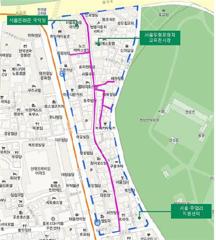 서울시가 2019년 골목길 재생 사업대상지 12곳을 선정했다. 사진은 종로구 권농동일대
