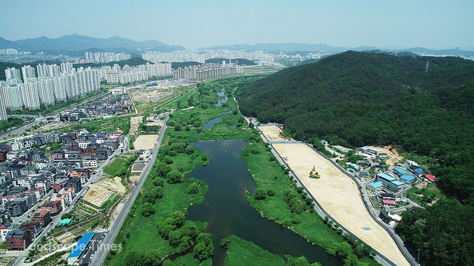 국가습지보호지역 지정 재도전하는 대전시 갑천 전경  ⓒ대전시
