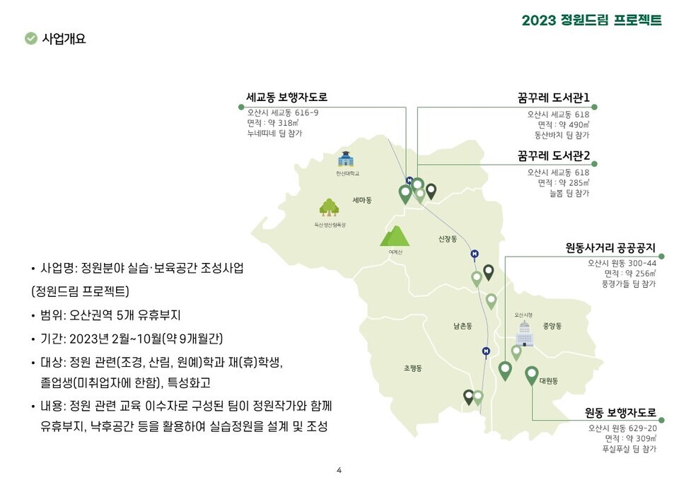 ‘2023 정원드림 프로젝트’ 오산권역  ⓒ조경하다 열음