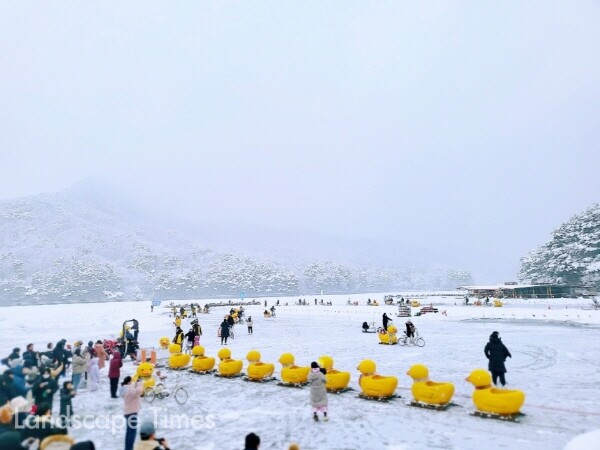 ⓒ포천 산정호수 썰매축제