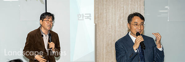 송정섭 꽃담원 대표(좌), 김종근 플러스가든 대표