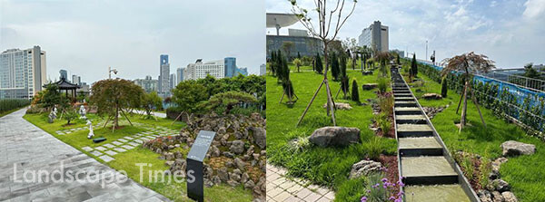 조각공원(좌)과 캐스케이드 정원 ⓒ행정안전부